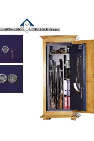 ARMOIRE FORTE WT 314 10 ARMES HARTMANN TRESORE Remise