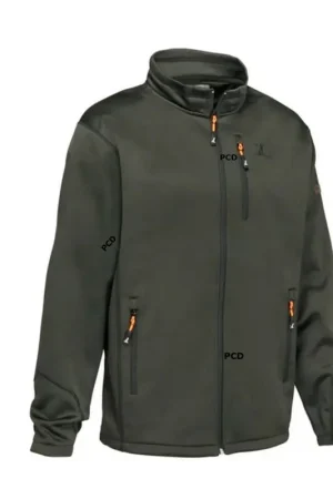 Sweat Shirt Homme Zippé Percussion Kaki Livraison Gratuite