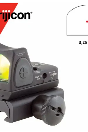 POINT ROUGE TRIJICON RMR RM06 3.25 MOA AVEC EMBASE POUR RAIL WEAVER RM34W Bon Plan