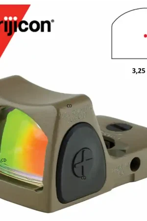 Promotion POINT ROUGE TRIJICON RMR RM06 3.25 MOA FINITION FDE