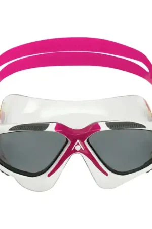 Masque natation Aquasphere Vista - Fumée / Framboise Dernier Modèle