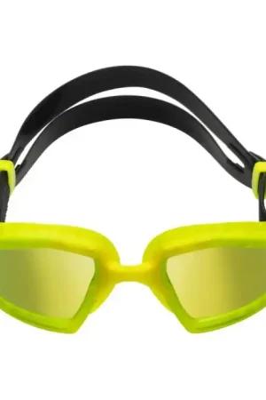 Lunettes natation Aquasphere Kayenne Pro - Effet Miroir Jaune Titane Certifié