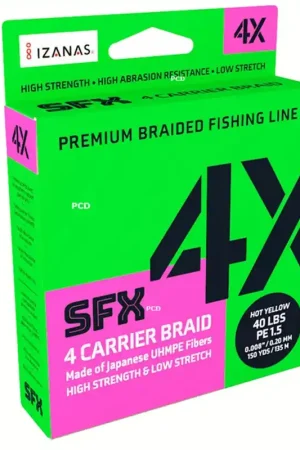 Tresse Sufix SFX 4X Lo Vis Green 135m Nouveauté