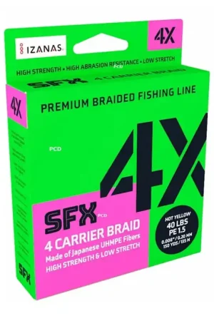 Quantité Limitée Tresse Sufix SFX 4 Lo Vis Green 275M