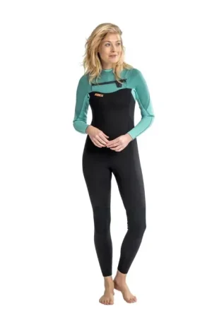 Vente Flash Combinaison femme Jobe Sofia 3/2 Front Zip Sarcelle