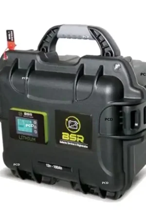 Batterie Valise Lithium Prestige BSR Life Po4 12V 100Amp + 1 Sondeur 20Amp Réduction