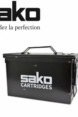 Caisse De Rangement Munitions En Métal M2A1 Noire Sako Pas Cher
