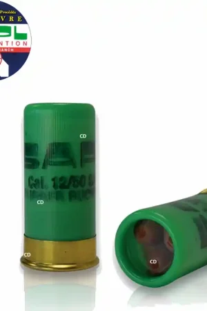 Réduction Cartouches Sapl Mini Gomme Chevrotines Caoutchouc Calibre 12/50 Par 10