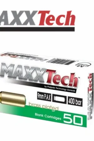 Dernière Chance Balles 9mm PA A Blanc Maxxtech 400 Bars Par 50