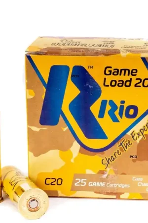 Haute Qualité Cartouches Rio Game Load 20/70 25g BG Par 25