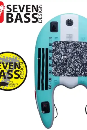 Vente Flash FLOAT TUBE SEVEN BASS JUNGLE NANO BLEU