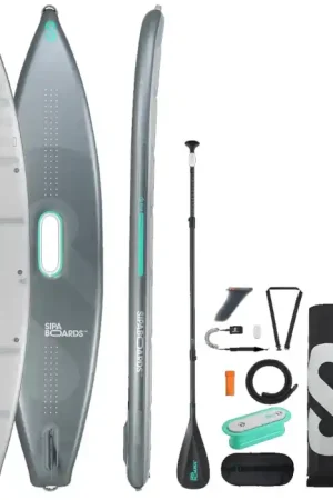 SUP Paddle électrique auto gonflable Sipaboards Tourer Silver 12 Offre Spéciale