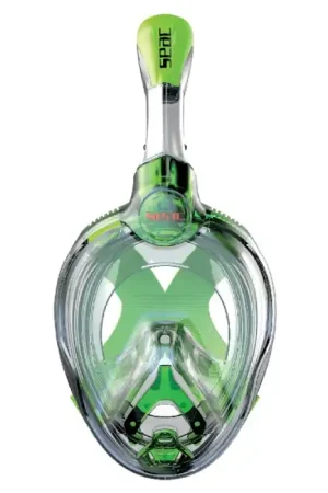 Masque facial snorkeling Seac sub Magica Vert Junior 6 ans et + Bon Marché