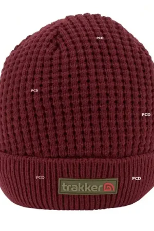 Bonnet Homme Bordeaux Trakker Plum Textured Beanie Nouvelle Collection