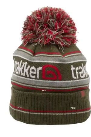 Bonnet Homme Kaki Rouge Et Blanc Trakker Team Bobble Acheter Direct
