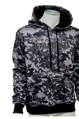 Sweat Homme Starbaits Bank Grey Digi Cam Hoodie Commander Vite