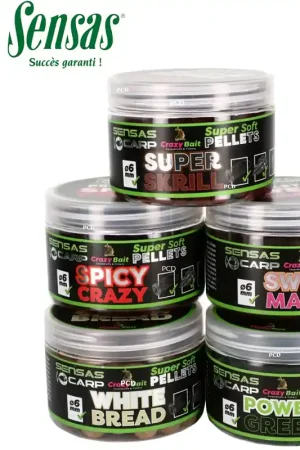 Top Vente PELLETS SENSAS SUPER SOFT PELLETS MAGIC FRUITY 6MM 60G