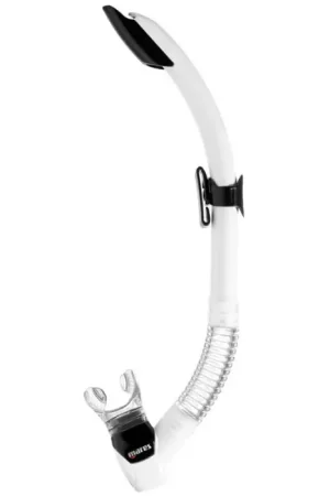 Acheter Direct Tuba Plongée Snorkeling Mares Rebel Splash Blanc/Noir