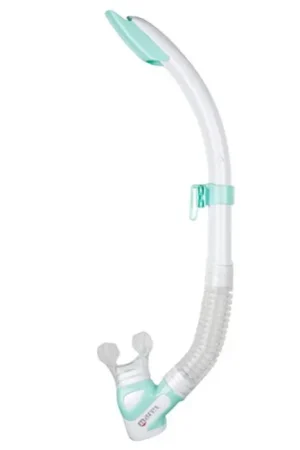 Tuba Plongée Snorkeling Mares Rebel Splash Blanc/Aquamarine Produit De Marque