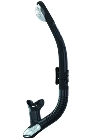 Tuba Plongée Snorkeling Mares Ergo Dry Noir Prix Cassé