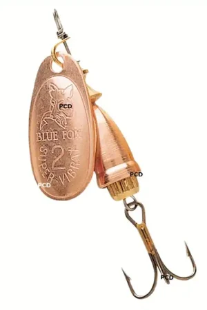 Cuiller Tournante Blue Fox Vibrax Original Cuivre Promotion Saisonnière