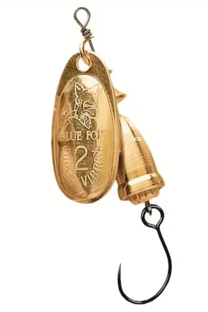 Cuiller Tournante Blue Fox Vibrax Original Barbless Or Promotion
