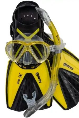 Kit snorkeling Mares X-One Marea Jaune Nouvelle Collection