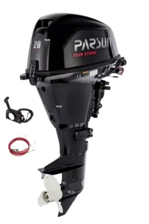 Moteur Thermique Parsun 20 Cv Arbre Long Commande A Distance Prix Promo