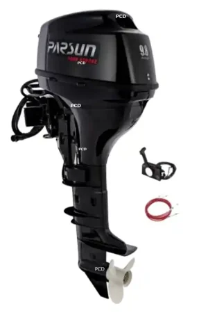 Moteur Thermique Parsun 9.8 Cv Parsun Arbre Long Commande A Distance Produit De Marque