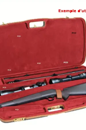Meilleur Choix Mallette Négrini Intérieur Thermoformé Pour Carabine Avec 2 Canons Type Blaser R93 Ou R8