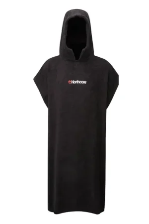 Poncho de bain Northcore Beach Basha Noir Prix Cassé