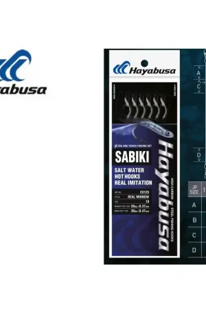 BAS DE LIGNE MER SABIKI HAYABUSA EX125 TAILLE 4 PAR 6 Haute Qualité