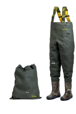 Waders Enfant Kidsplay SP Vert Fôret Bottes Camo Good Year Prix Cassé