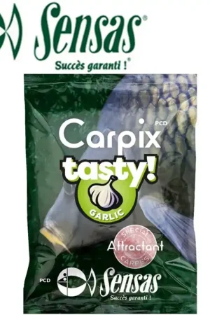 ADDITIF SENSAS CARPIX TASTY GARLIC VERT 300G Meilleur Prix