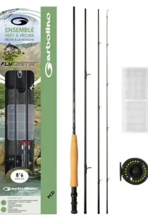 Acheter En Ligne Ensemble Mouche Complet Garbolino Flycaster 8 Pieds 6