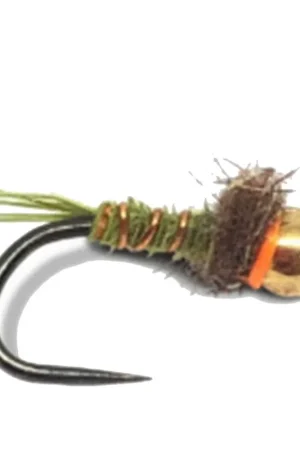 Jusqu’à Épuisement Des Stocks Mouche L'olive Laurent Jauffret Nymphe Avec Bille Laiton