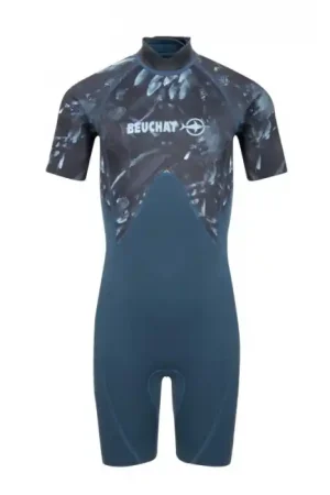 Bon Plan Shorty snorkeling Beuchat Atoll Seaweed - 2 mm Junior