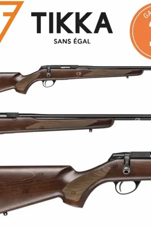 Nouveauté Pack Complet Carabine Tikka T1X Hunter 22LR + Lunette Burris Fullfield 3-9x40