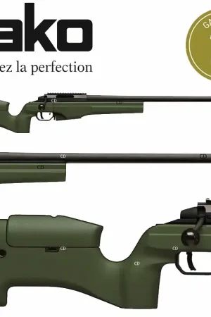 Carabine Sako TRG 22 Verte Filetée 308 Win Crosse Fixe Livraison Gratuite