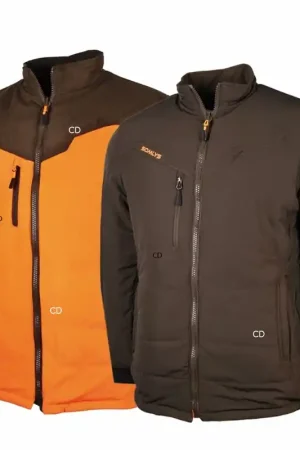 Seulement Aujourd’hui Veste Homme Réversible Somlys 435 Multi Hunt Orange Et Marron