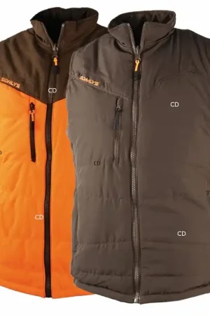Gilet Homme Réversible Somlys 417 Multi Hunt Orange Et Marron Vente Flash