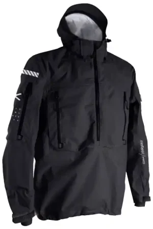 Veste coupe vent à capuche Hiko Nereus Noir Dernière Chance
