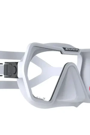 Achat Immédiat Masque de plongée Salvimar Drake sangle élastique anti-buée - Blanc