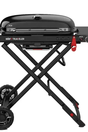 Offre Exclusive Barbecue Gaz Weber Traveler Stealth Editon