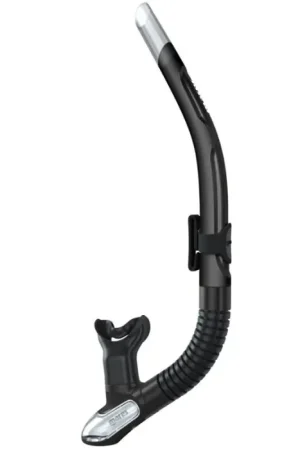 Tuba Plongée Snorkeling Mares Ergo Flex Noir Commander Vite