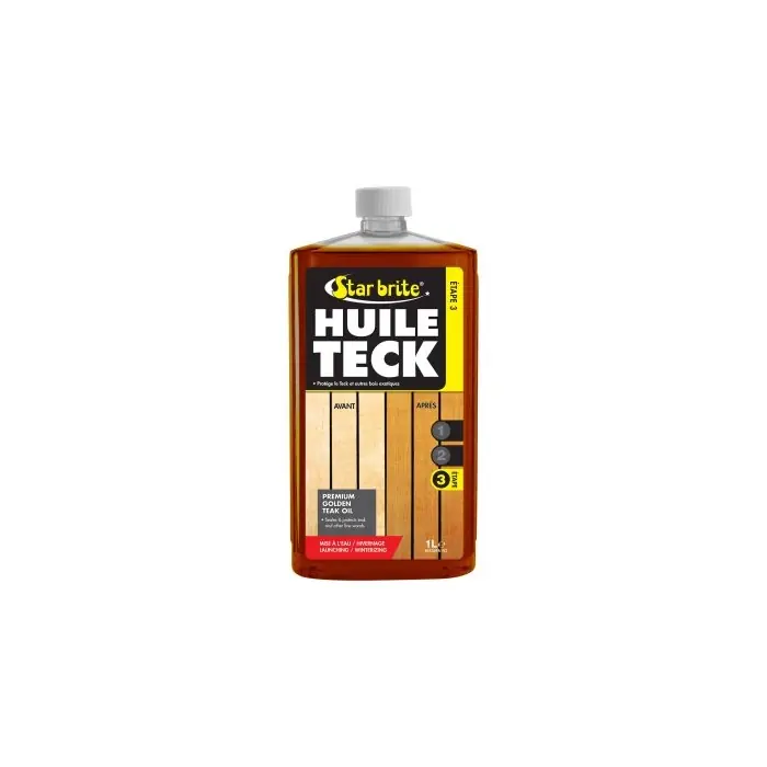 Huile de teck Star Brite golden premium teak oil - Etape 3 Achat Immédiat