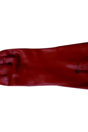 2 gants VDM PVC rouge Long: 36cm - Taille 10 Bon Plan
