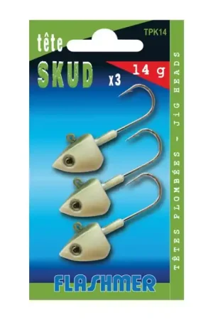 3 Têtes Plombées Skud 28 gr Commande En Gros