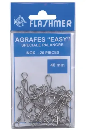 20 Agrafes Easy Inox Certifié