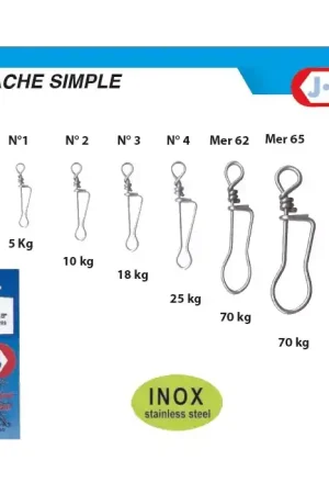 5 Attaches Simples JB N°2 Expédié Aujourd’hui